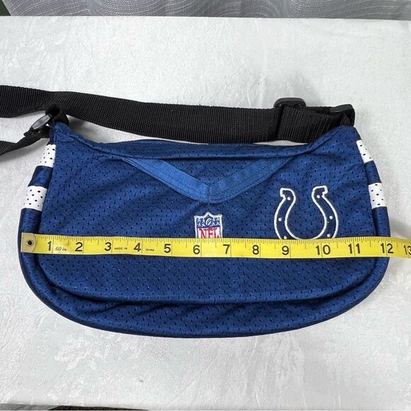 Indianapolis Colts Jersey Style Purse Blue White Adjustable Strap NFL Football - Picture 5 of 14